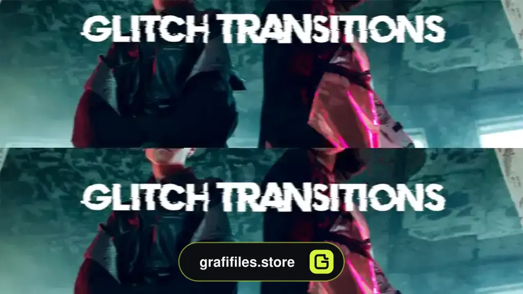 دانلود 8 ترانزیشن پریمیر گلیچ Glitch Transitions