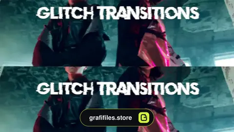 دانلود 8 ترانزیشن پریمیر گلیچ Glitch Transitions