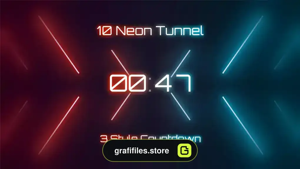 پریست پریمیر تونل نئونی درخشان Glowing Neon Tunnel