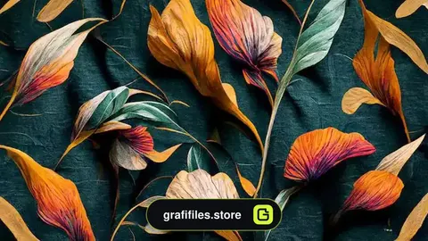 تصویر استوک گل خشک شده On the linen surface lie dried flowers 3d illustration