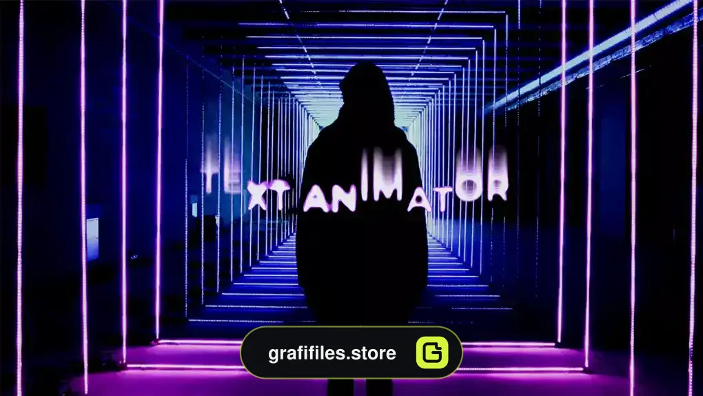 پریست پریمیر انیماتور متن نئونی Neon Text Animator