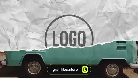 پروژه پریمیر لوگو کاغذی Paper Logo