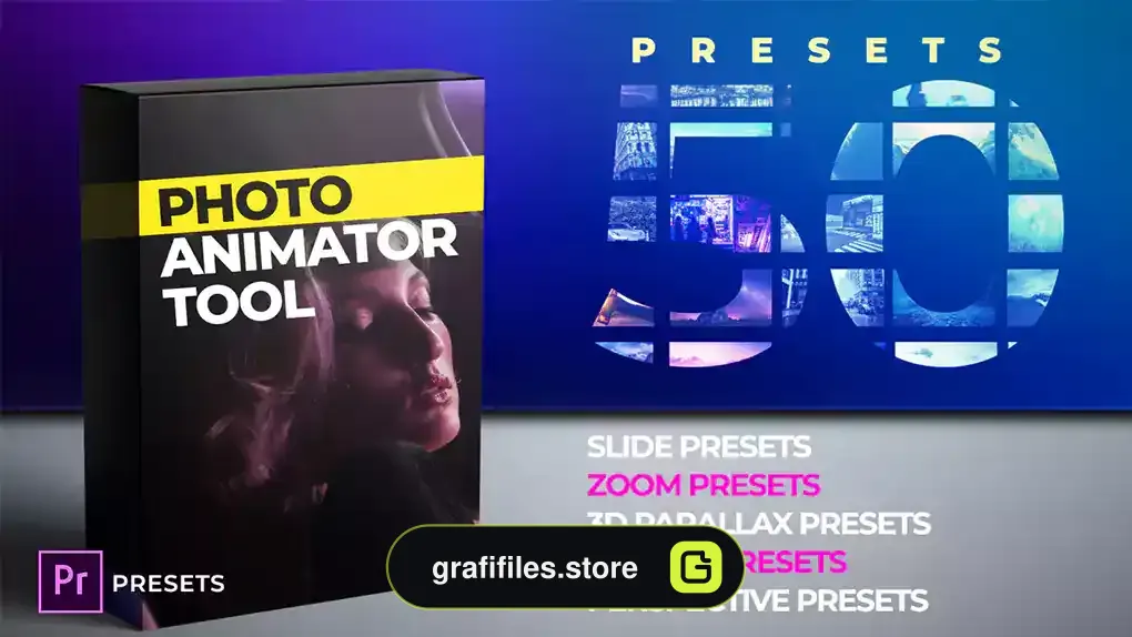پریست پریمیر انیماتور عکس Photo Animator Tool
