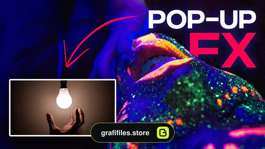 پروژه داوینچی ریزالو افکت پاپ آپ Pop Up Effect Macro