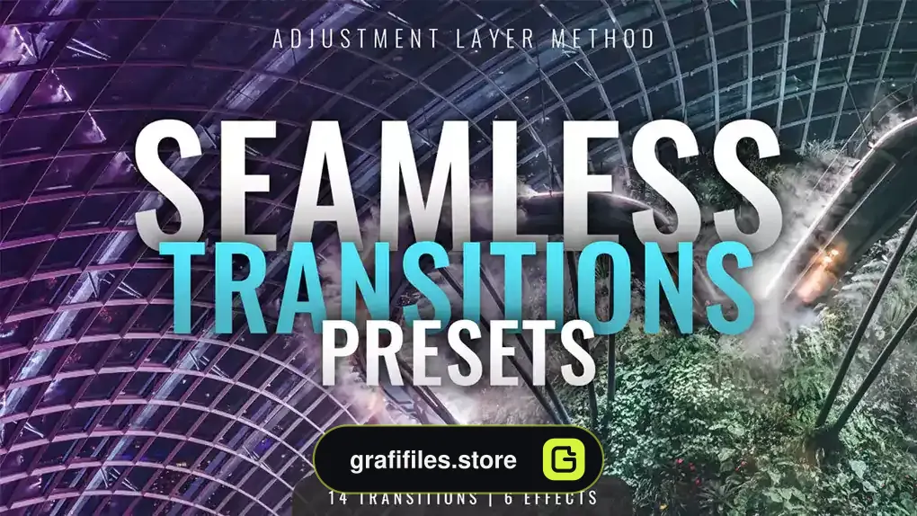 دانلود 14 ترانزیشن پریمیر Seamless Transitions Presets