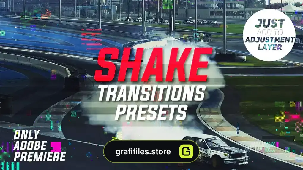 ترانزیشن پریمیر لرزش دوربین Shake Transitions Presets
