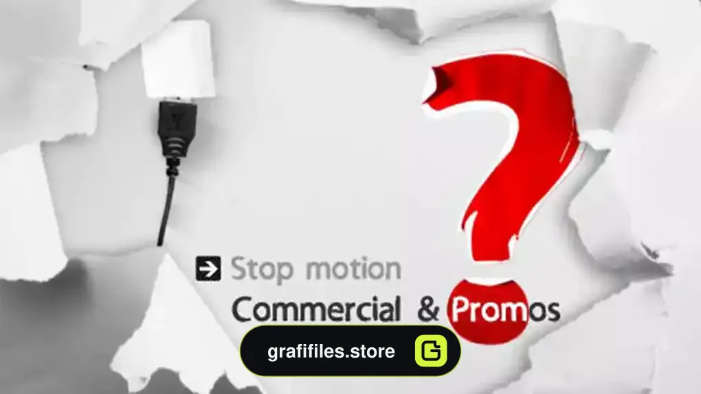 پروژه افترافکت تیزر تبلیغاتی و تجاری استاپ موشن Stop Motion Commercial & Promos