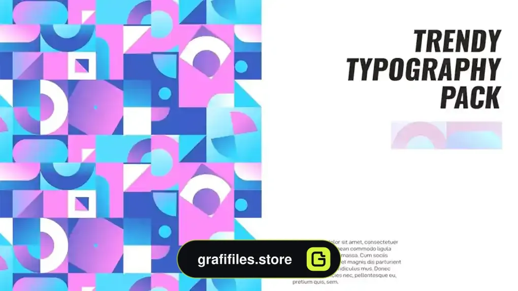 پروژه پریمیر تایپوگرافی Ultramodern Typography Pack