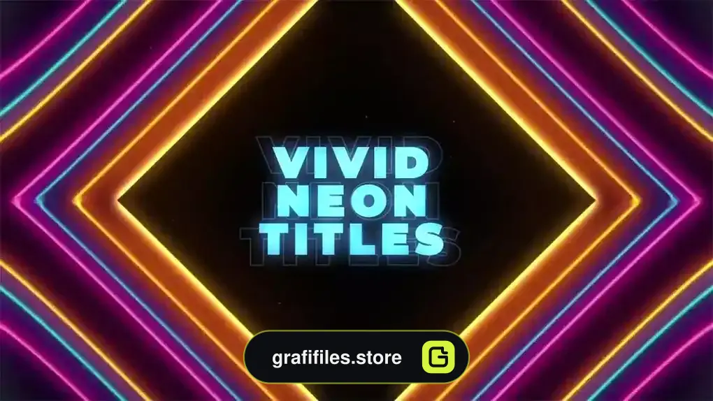 پروژه پریمیر تایتل نئونی Vivid Neon Titles