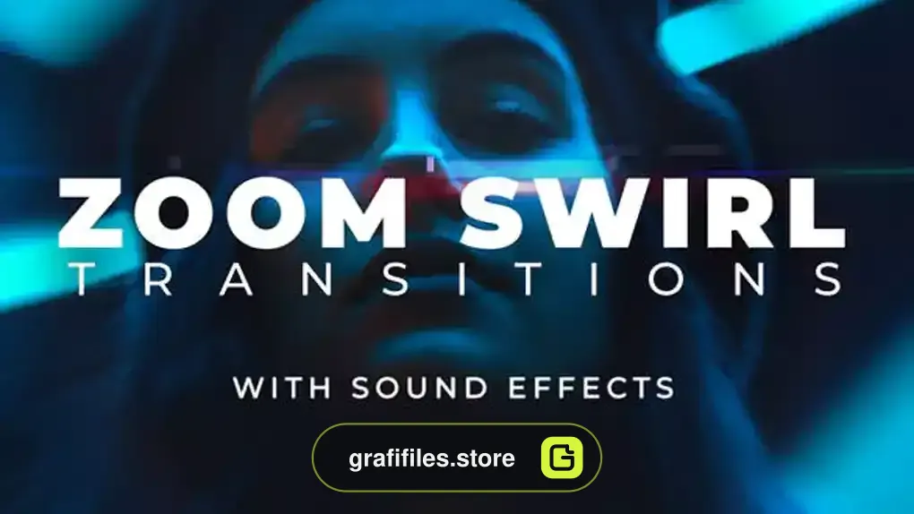 ترانزیشن پریمیر زوم چرخشی Zoom Swirl Transitions Pack