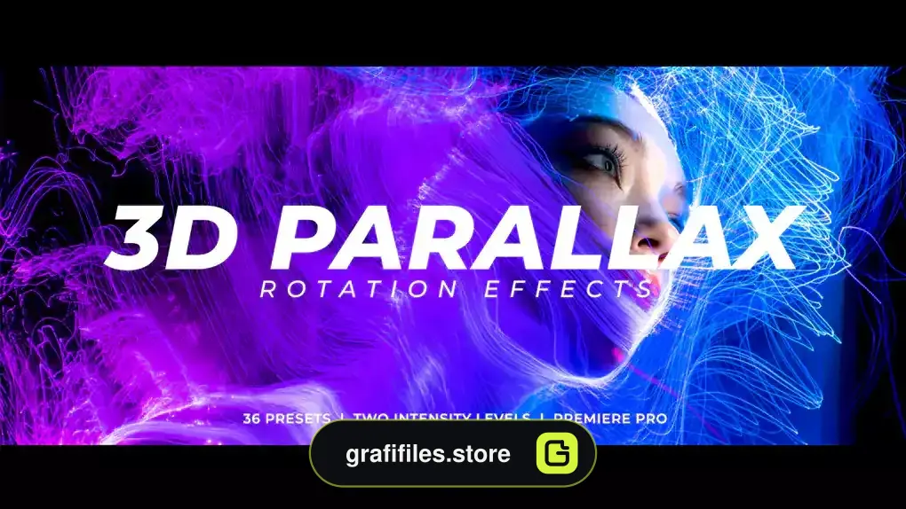 پریست پریمیر افکت پارالاکس چرخشی سه بعدی 3D Parallax Rotation Effects