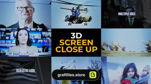 پریست پریمیر صفحه نمایش سه بعدی 3D Screen Close Up