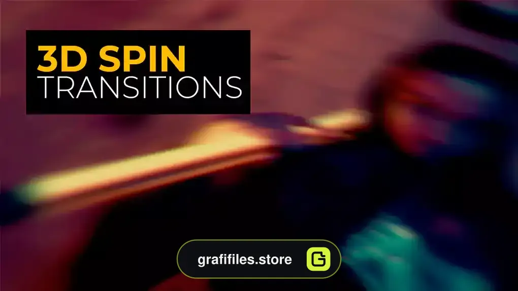 ترانزیشن پریمیر چرخشی سه بعدی 3D Spin Transitions