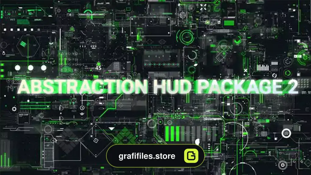 پروژه افترافکت Abstraction HUD Pack 2