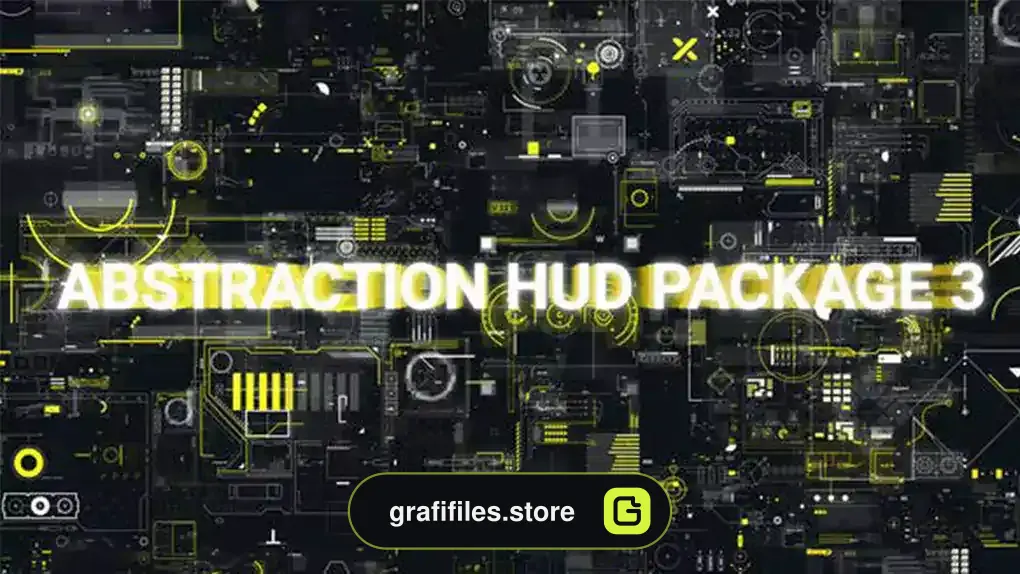 پروژه افترافکت Abstraction HUD Pack 3