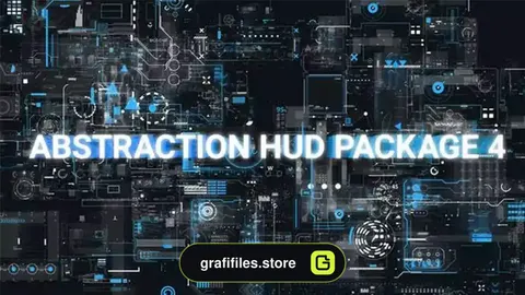 پروژه افترافکت Abstraction HUD Pack 4