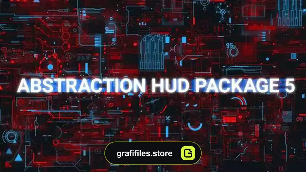 پروژه افترافکت Abstraction HUD Pack 5