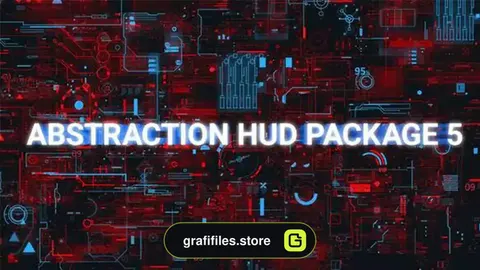 پروژه افترافکت Abstraction HUD Pack 5