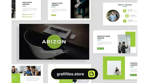 قالب پاورپوینت کسب و کار Arizon Business PowerPoint