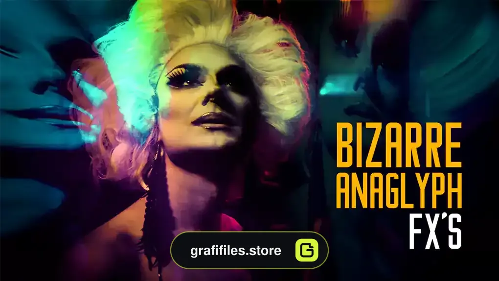 پریست پریمیر 21 افکت توهم Bizarre Anaglyph Effects