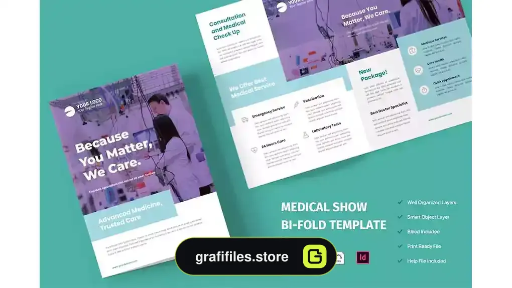 قالب ایندیزاین بروشور Brochure Indesign 5