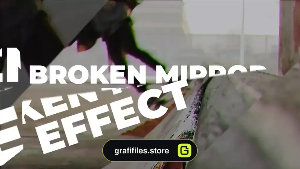 پریست پریمیر افکت آینه شکسته Broken Mirror Effect