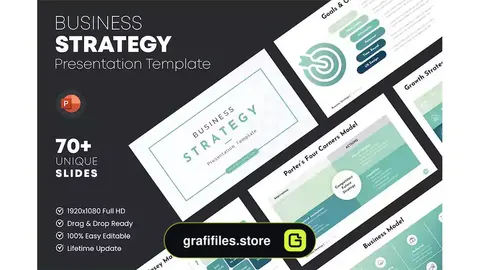قالب پاورپوینت استراتژی کسب و کار Business Strategy PowerPoint Template