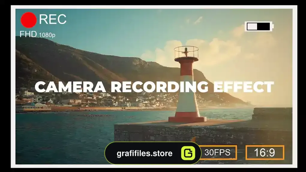 پریست پریمیر افکت رکورد دوربین Camera Recording Effect