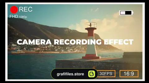 پریست پریمیر افکت رکورد دوربین Camera Recording Effect