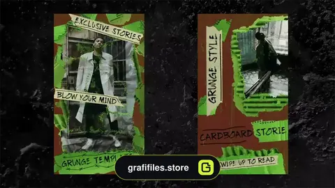 پروژه پریمیر استوری اینستاگرام Cardboard Stories
