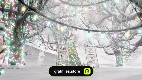 پروژه پریمیر اسلایدشو کریسمس Christmas Slideshow