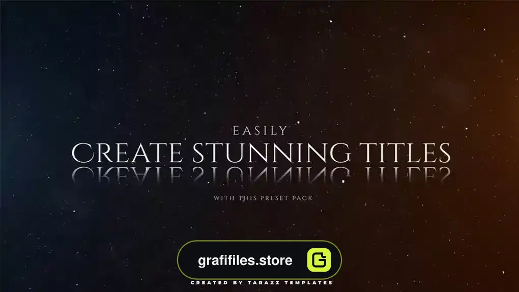 دانلود 13 پریست پریمیر متن سینمایی Cinematic Text