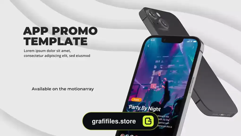 پروژه پریمیر معرفی اپلیکیشن Clean App Promo