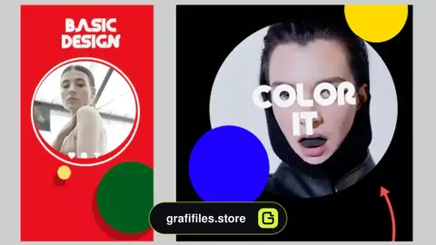 پروژه پریمیر اینستاگرام Clean Colorful Insta Opener