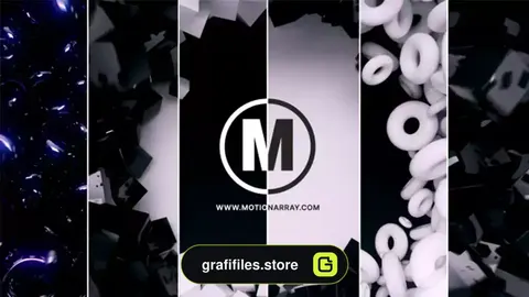 لوگو موشن پریمیر Clean Logo Reveal