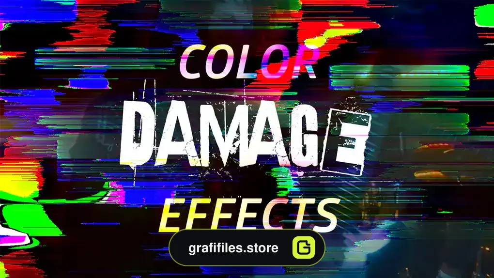 پریست پریمیر افکت خرابی رنگ Color Damage Effects Presets