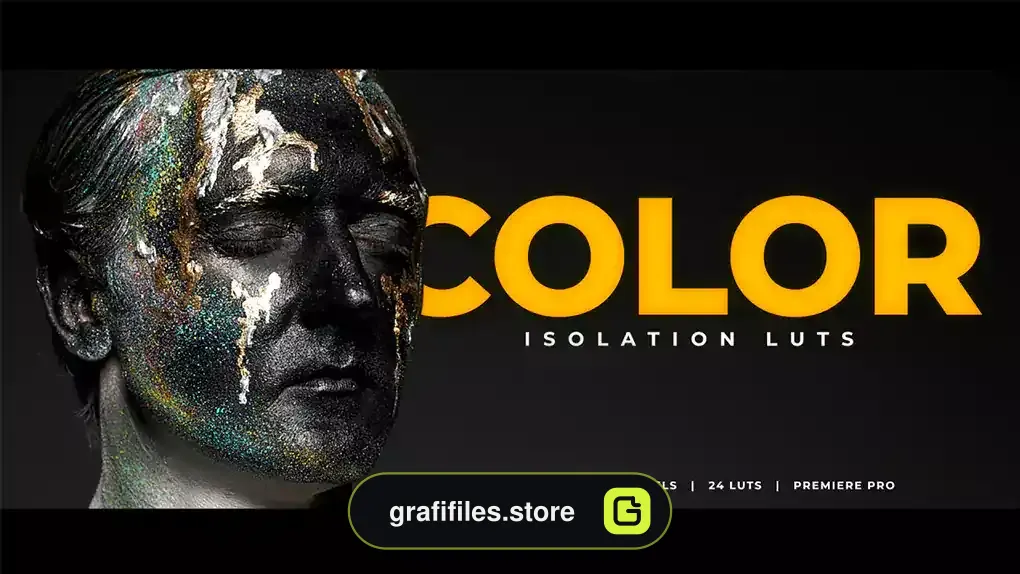 پریست پریمیر افکت ویژه جداسازی رنگ فیلم Color Isolation LUTs
