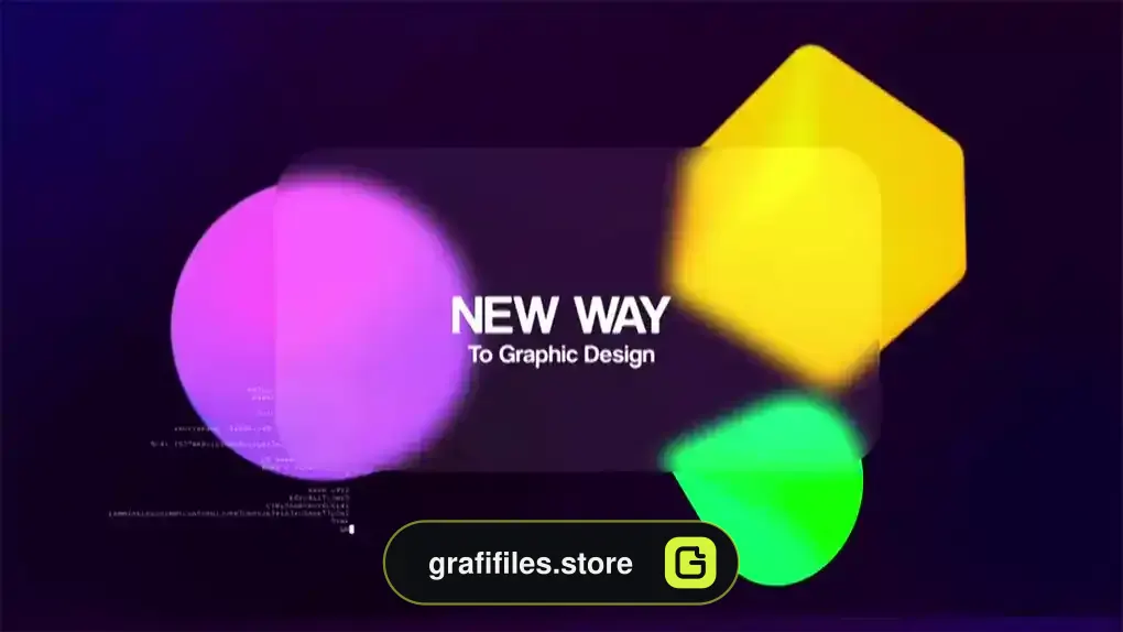 پروژه پریمیر وله Creative Glassmorphic Opener