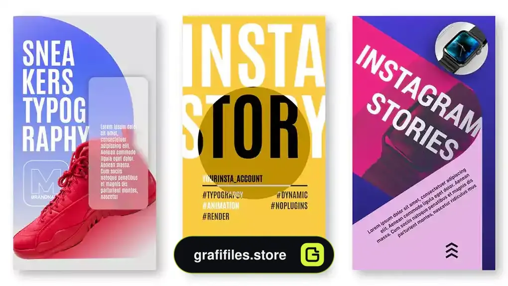 پروژه پریمیر استوری اینستاگرام Creative Instagram Stories V1