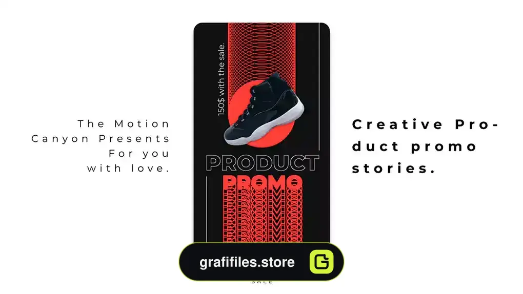 پروژه پریمیر استوری اینستاگرام معرفی محصول Creative Product Promo Stories