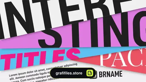 پروژه پریمیر تایپوگرافی Creative Typography