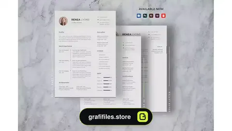 قالب ایندیزاین رزومه CV Resume Indesign Template