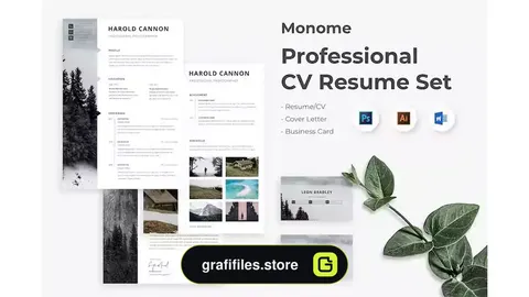 قالب ورد رزومه CV Resume Word 2