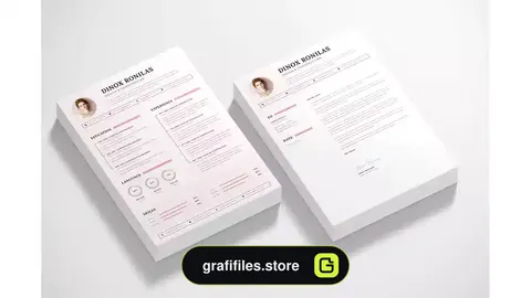 قالب آماده ورد رزومه CV Word Template