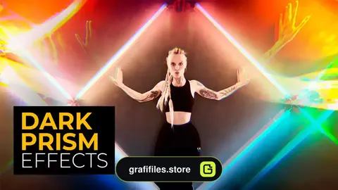 پریست پریمیر افکت منشوری دارک Dark Prism Effects