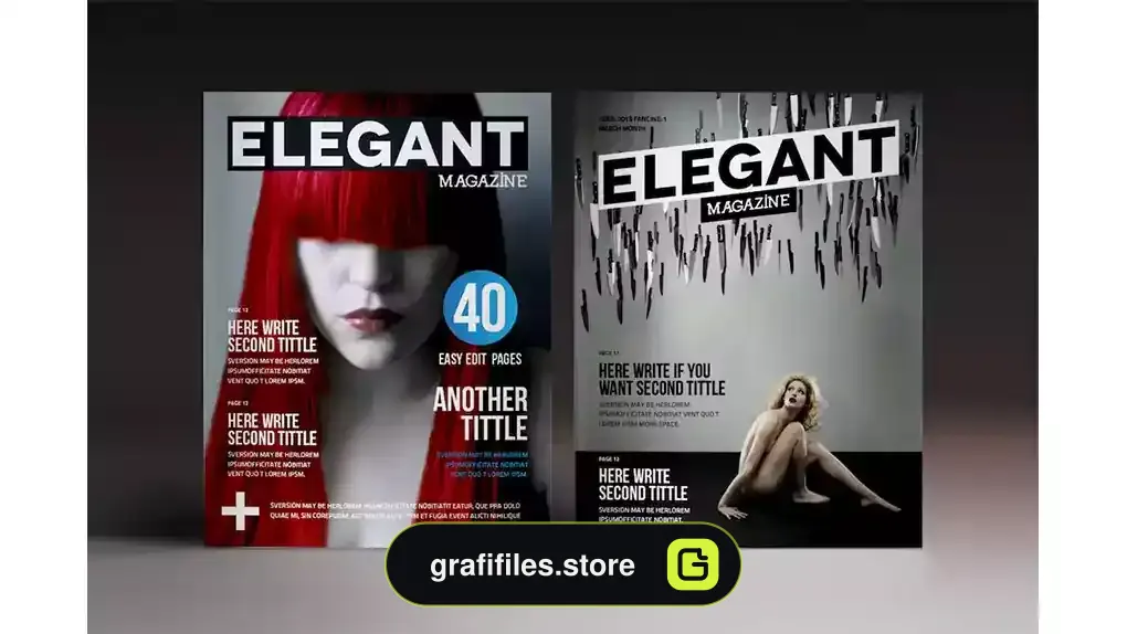 قالب ایندیزاین مجله Des7gn Magazine Indesign Template
