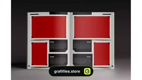 قالب ایندیزاین آلبوم عکس Design Photo Album Indesign Template