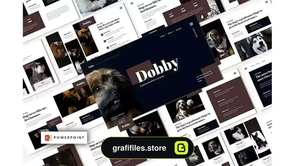 قالب پاورپوینت پت شاپ Dobby