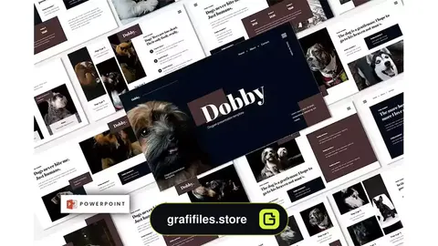 قالب پاورپوینت پت شاپ Dobby