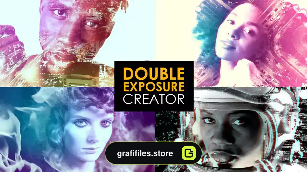 پریست پریمیر ساخت افکت دابل اکسپوژر Double Exposure Creator